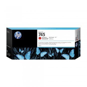 HP 745 130ml DesignJet Chromatic Red Ink Cartridge (HP F9K00A)