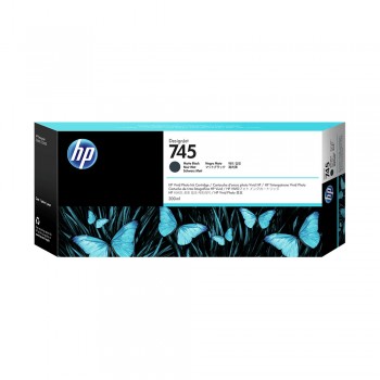 HP 745 130ml DesignJet Matte Black Ink Cartridge (HP F9J99A)