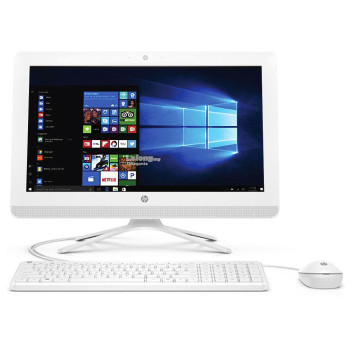 HP 20-c201d 19.5" AIO Desktop PC - i3-7100U, 4gb ram, 1tb hdd, Intel, W10, White