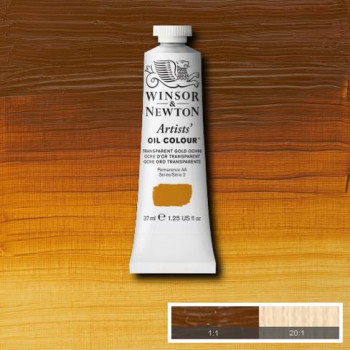W&N Artists Oil Colour 37ml 646 Transparent Gold Ochre S2