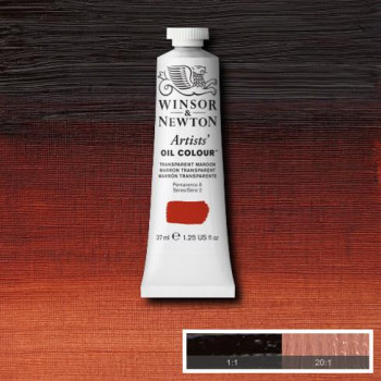 W&N Artists Oil Colour 37ml 657 Transparent Maroon S2