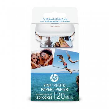 HP ZINK Sticky-backed Photo Paper - 20 sheets, 2 x 3 inch