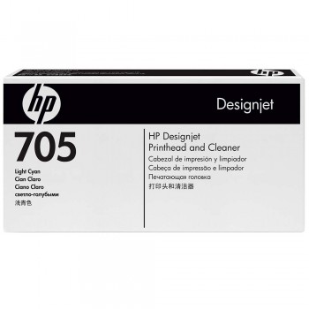 HP 705 DesignJet Printhead/Printhead Cleaner - Light Cyan (CD957A)