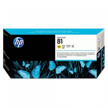 HP 81 Yellow Dye Printhead and Printhead Cleaner (C4953A)