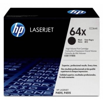 HP 64X Black LaserJet Toner Cartridge (CC364X)