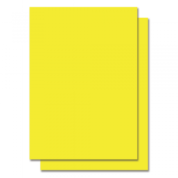 Fluorescent Color Label Sticker - A4 size - 100 sheets - Yellow (Item No: C01-05 YEL)