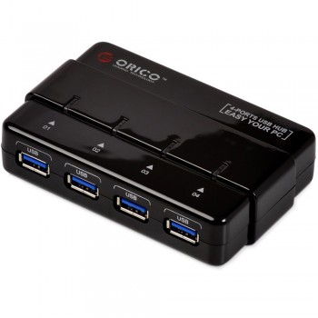 Orico H4928 USB3.0 4 port Hub with 12V2A power adapter