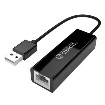 Orico UTJ-U2-BK Super Speed USB 2.0 to 10/100Mbps Ethernet Adapter