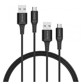 Orico MTK-10 USB 2.0 A to Micro Charge & Sync Data Cable with Kevlar Braided - Black