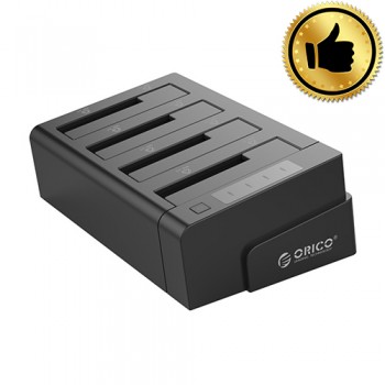 Orico 6648US3-C 2.5 & 3.5 Inch SATA2.0 USB3.0 1 To 3 Clone External Hard Drive Dock - Black (BEST)
