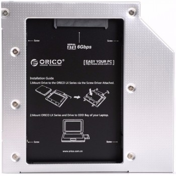 Orico L95SS Laptop Hard Drive Mount for 9.5mm Optical Drive Bay