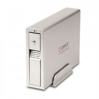 Orico 7618UI3 3.5" SATA HDD Enclosure, USB 3.0+eSATA+1394a+1394b Interface - Silver