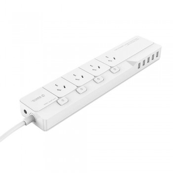 Orico Power Surge Protector 4 UK Socket with 5 USB Charging Port