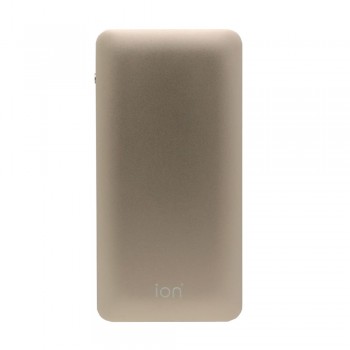 Ion PQ7 Qualcomm Quick Charge 3.0 +Type C 6A 30W Dual Output & Input 10000mAh 10mm Ultra Slim, Gold