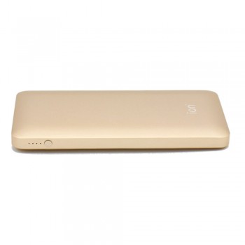 Ion PQ72 Qualcomm Quick Charge 3.0 5.4A 30W Dual USB 10000mAh Ultra-Slim, Gold