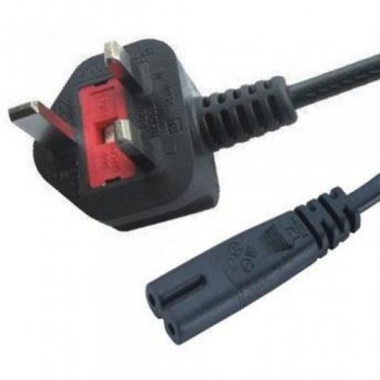 3 PIN UK to 2 PIN Power Cable with Fuse 1.8 m (F798-1.8M)