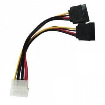 High Quality 4 PIN Molex to Sata Power Y Splitter Cable (S101-YSATA)