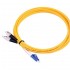 LC-FC 9/125 Single Mode Duplex Fiber Cable 10 Meter (S356)