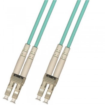LC-LC 50/125 10GIG OM3 Multimode Duplex Fiber Cable 3 meter (S042)