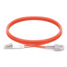 LC-SC 50/125 Multi mode Duplex Fiber Patch Cable OM2 5 Meter (S031)