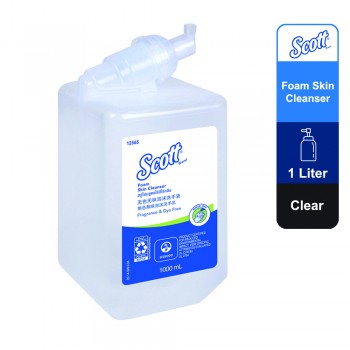 ScottÂ® Foam Skin Cleanser Fragrance & Dye Free 12565 - Clear Unscented x 1000ml 