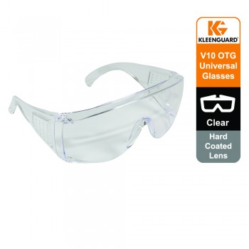 KleenGuardâ„¢ V10 Unispec Eyewear 16727 - 50 x clear Lens, universal glasses