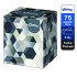 KleenexÂ® Facial Tissues Cube 17741 - White, 2 ply, 1 x 75 sheets (75 sheets) [48 boxes /carton]