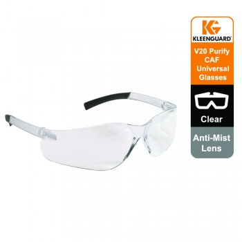 KleenGuardâ„¢ V20 Purity Anti-Mist Eyewear 25654 - Clear lens, Universal, 1x1 (1 glasses)