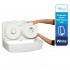 AquariusÂ® Jumbo Roll Toilet Twin Dispenser 70210 - White
