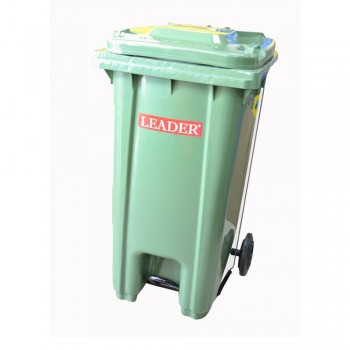 Mobile Garbage Bins 240-PEDAL (with Foot Pedal) Green (Item No: G01-71)