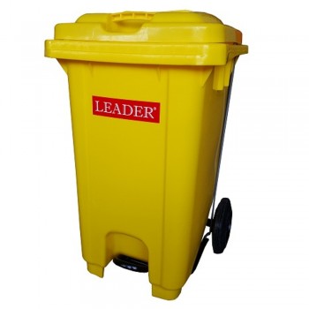 Mobile Garbage Bins-Foot Pedal 100-PEDAL - Yellow (item no:G01-531)