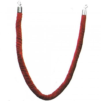 Velvet Rope for Q-Up Stand VRP-106 Red (Item No : G01-198RD)