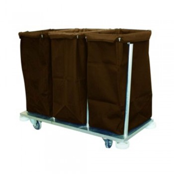 Stainless Steel Collection & Sorting of Soiled Linen Trolley-CSL-501/SS (Item No: G01-215)