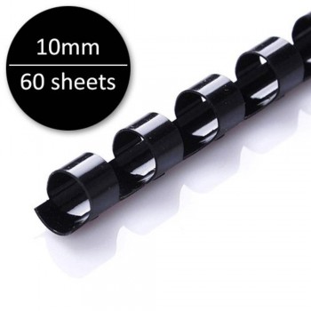 Comb Binding Plastic - A4, 10mm, 60sheets (Item No: B11-65) A1R4B52