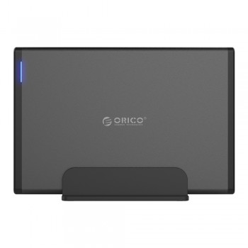 Orico 7688U3 3.5 Inch USB3.0 External Hard Drive Enclosure With Stand - Black