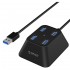 Orico DF4U-U3 4 Port USB3.0 Ultra-Mini HUB - Black