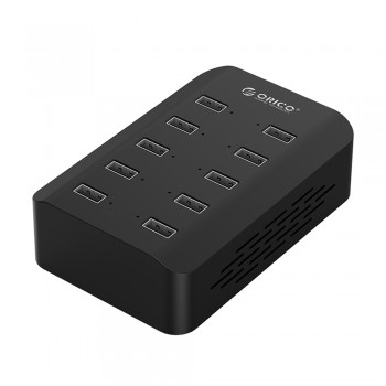 Orico DUB-10P 10 Ports USB Smart Charging Station - Black