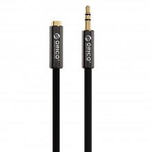 Orico FMC-10 1M 3.5mm Male To Female AUX Cable - Black