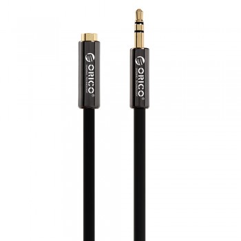 Orico FMC-20 2M 3.5mm Male To Female AUX Cable - Black