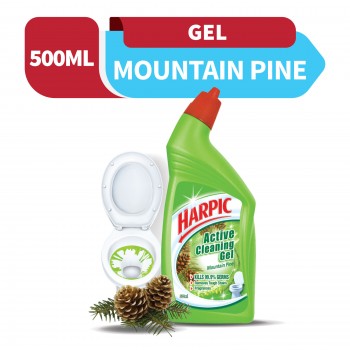 Harpic Liquid Toilet Cleaner Mountain Pine Bottle 500ml