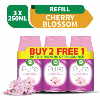 Air Wick Pure Freshmatic Refill Cherry Blossom Value Pack (250ml x 3)