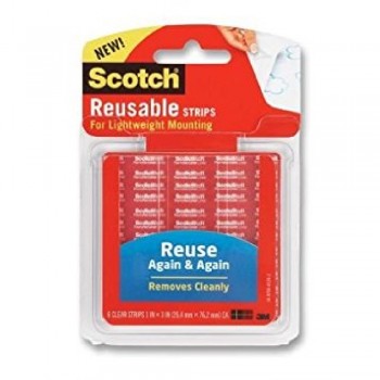 3M Scotch Reusable Tabs 1 x 3 inch R101