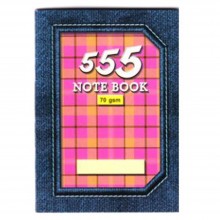 555 CAPTAIN NOTE BOOK THICK BLUE 