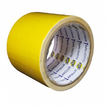 Apollo Premium Cloth Tape 24mm x 6yards Yellow