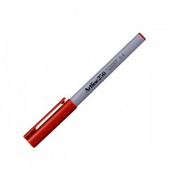 Artline 250 Permanent Marker EK-250 - 0.4mm Red