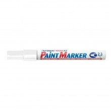Artline 400XF Paint Marker Pen - 2.3mm Bullet Nib - White