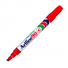 Artline 90 Permanent Marker - EK-90 Refillable 2-5mm Red EK-90-R