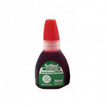 Artline Permanent Marker Refill 30ml Red