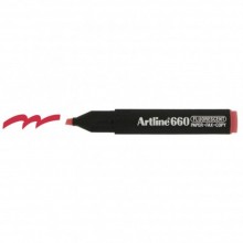 Artline 660 Highlighter EK660 - Fluorescent Red
