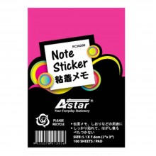 ASTAR FC30200 Memo Pad - Pink